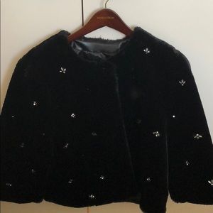 Beautiful faux fur dress coat.